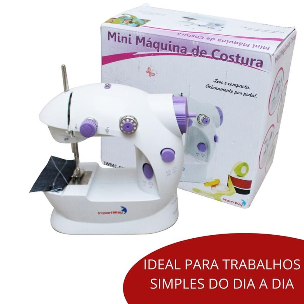 Mini máquina de costura portátil