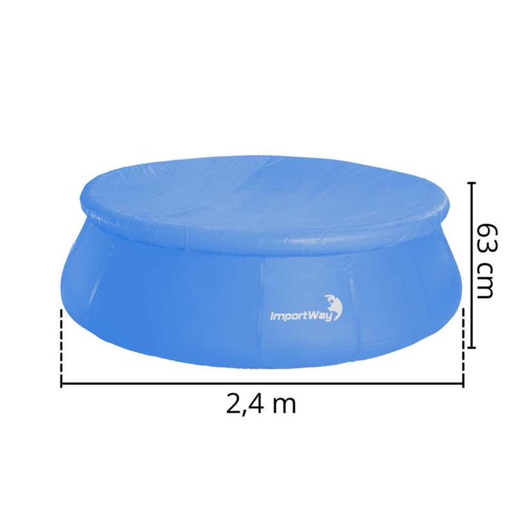 Piscina borda inflável 2490L com Capa
