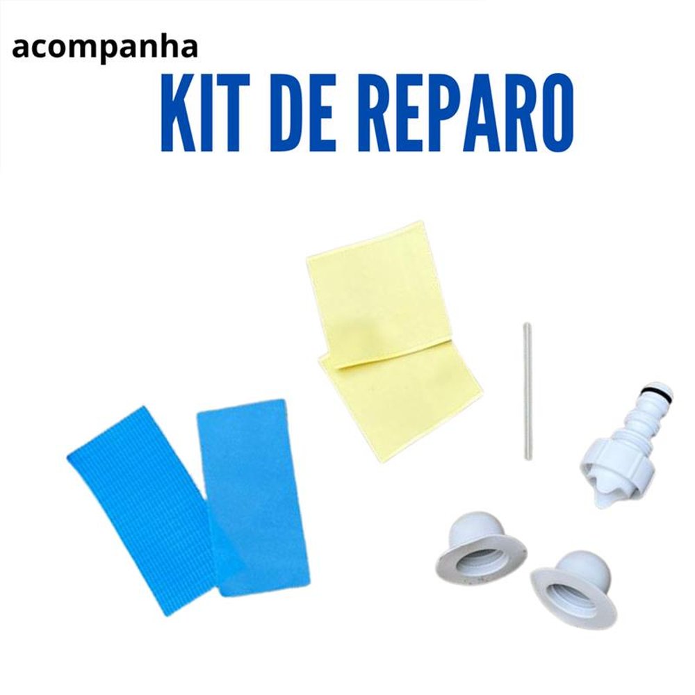 Piscina borda inflável 2490L com Capa