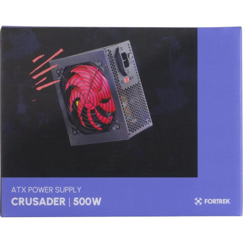 Fonte Gamer ATX Fortrek Crusader 500W