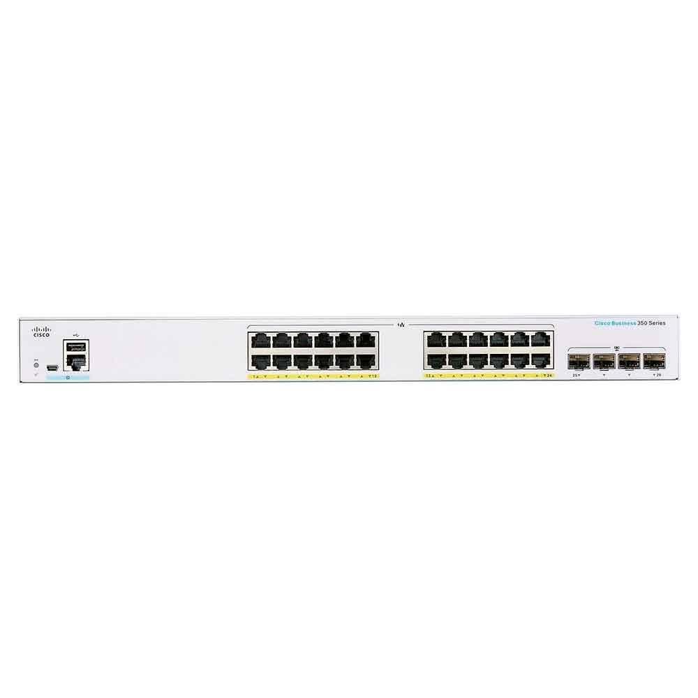 Switch Cisco Cbs350-24fp-4g, 24x 10/100/1000 Poe+, 4x Sfp