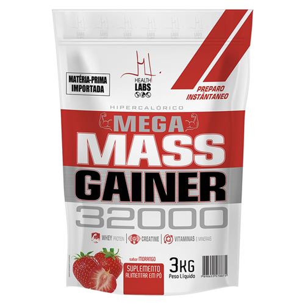 Mega Mass Gainer 3Kg Morango