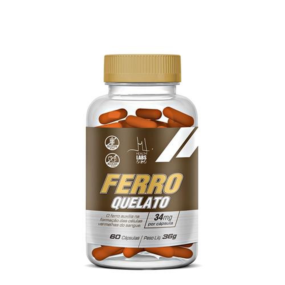 Ferro Quelato 60 Cápsulas