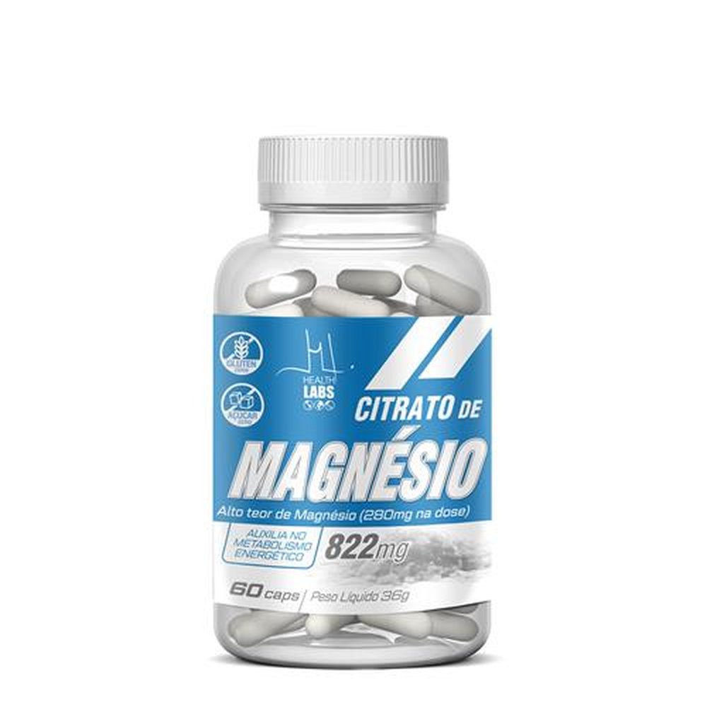 Citrato De Magnesio 60 Cápsulas