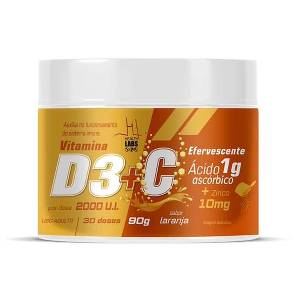 Vitamina D3 C Zinco 90G Laranja