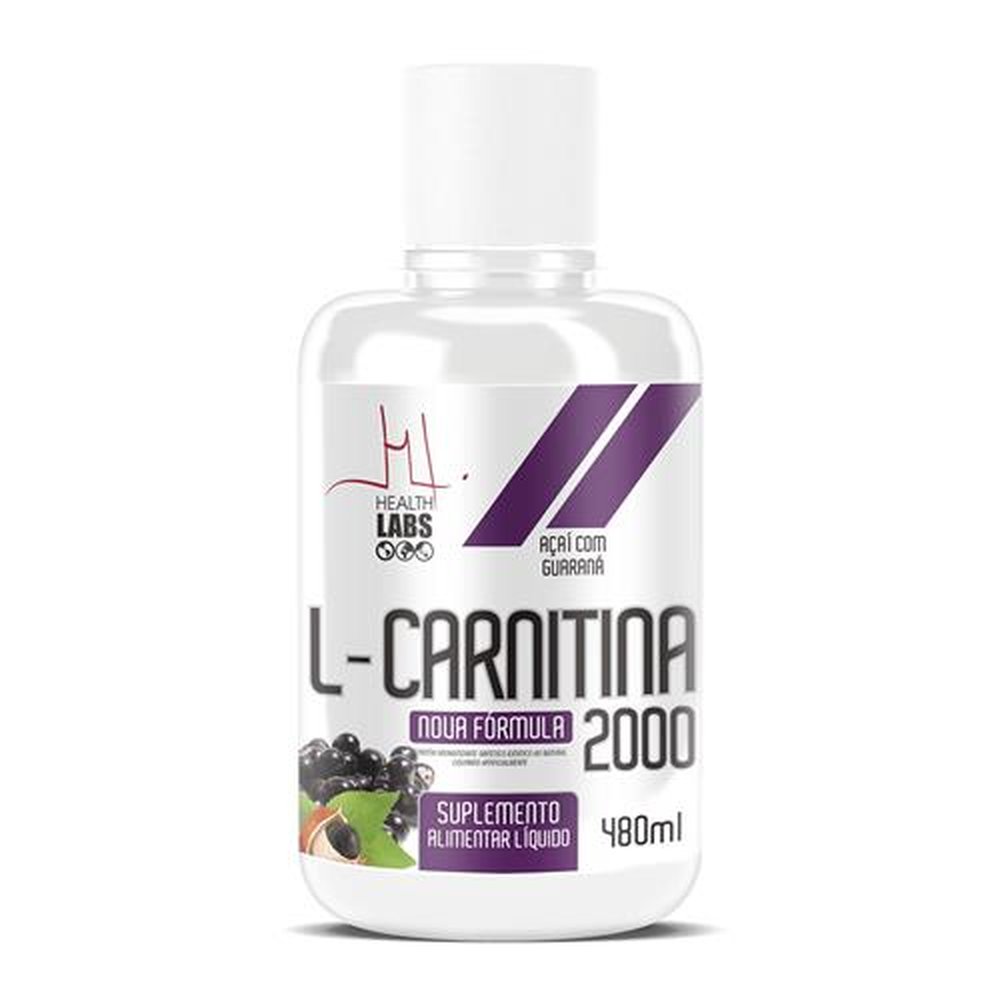 L-Carnitina 1000 480Ml Açaí Com Guarana