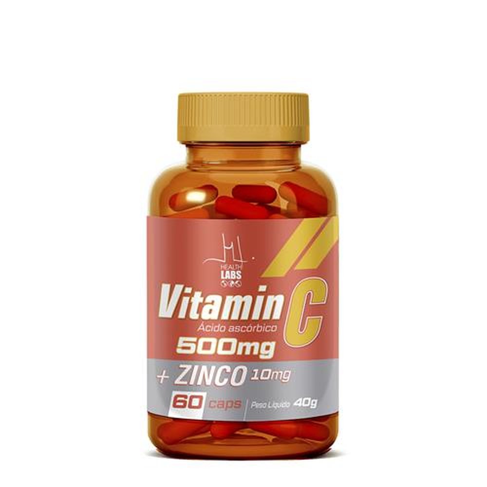 Vitamin C 500Mg Zn 60 Cápsulas