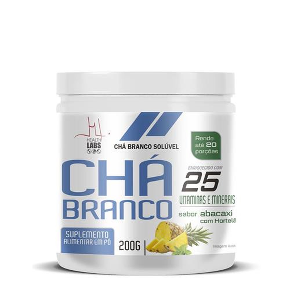 Chá Branco 200G Abacaxi Com Hortelã