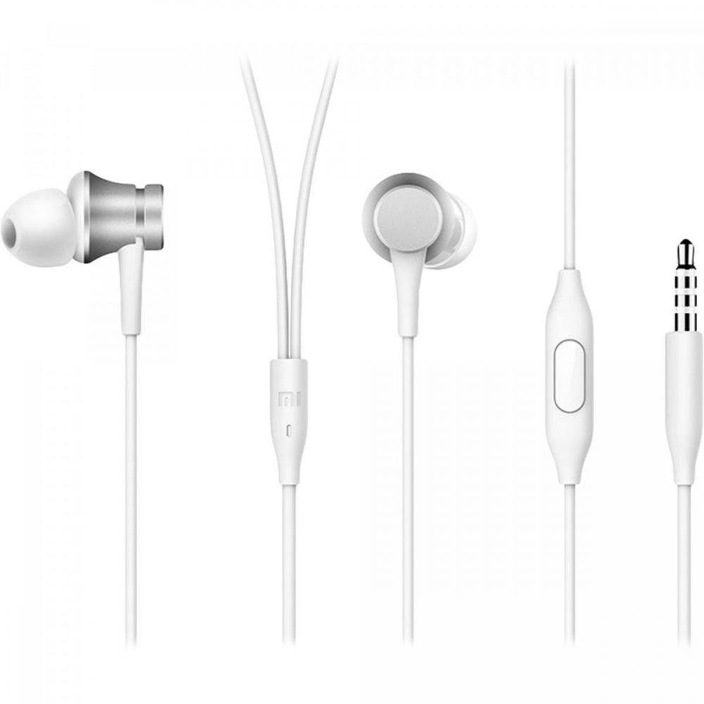 Fone de Ouvido Intra Auricular com Fio Mi Basic Prata Xiaomi