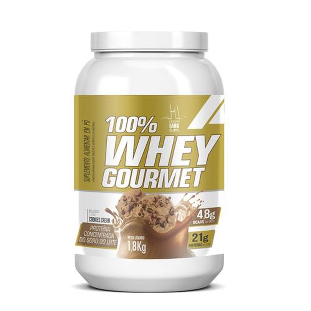 100% Whey Gourmet Protein 1,8Kg Cookies E Cream
