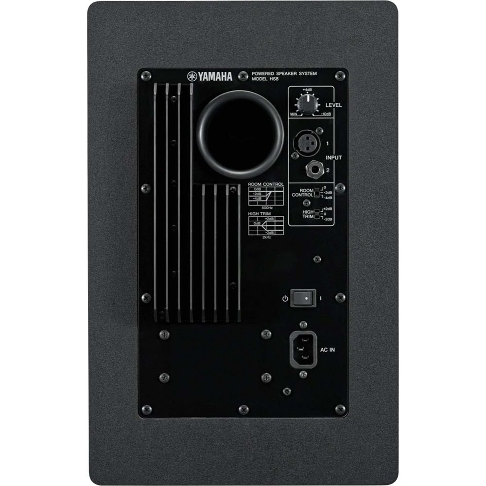 Monitor de Referência para Estúdio 120w Rms Hs8 Yamaha