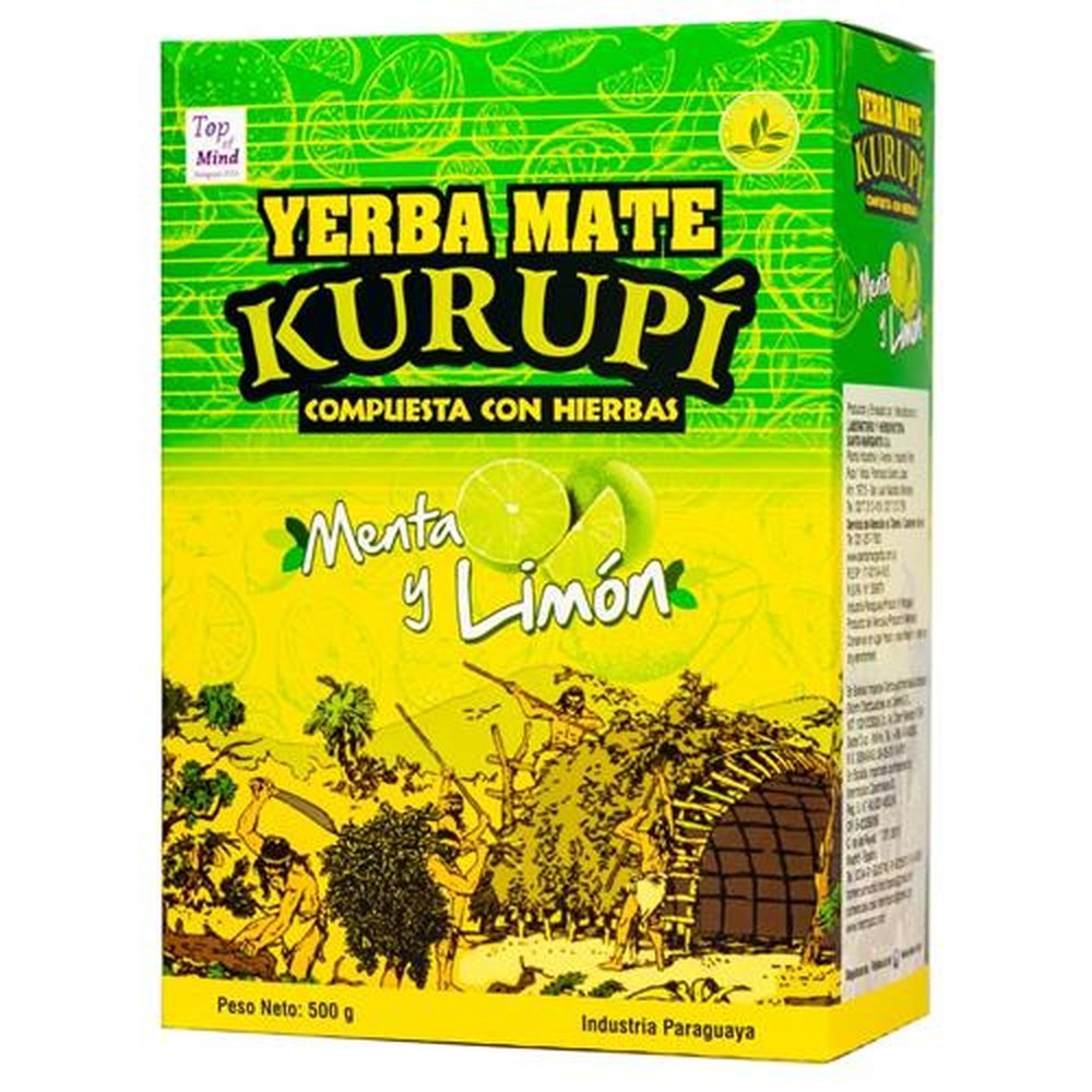 Erva mate Terere Kurupi Menta e Limão 500g
