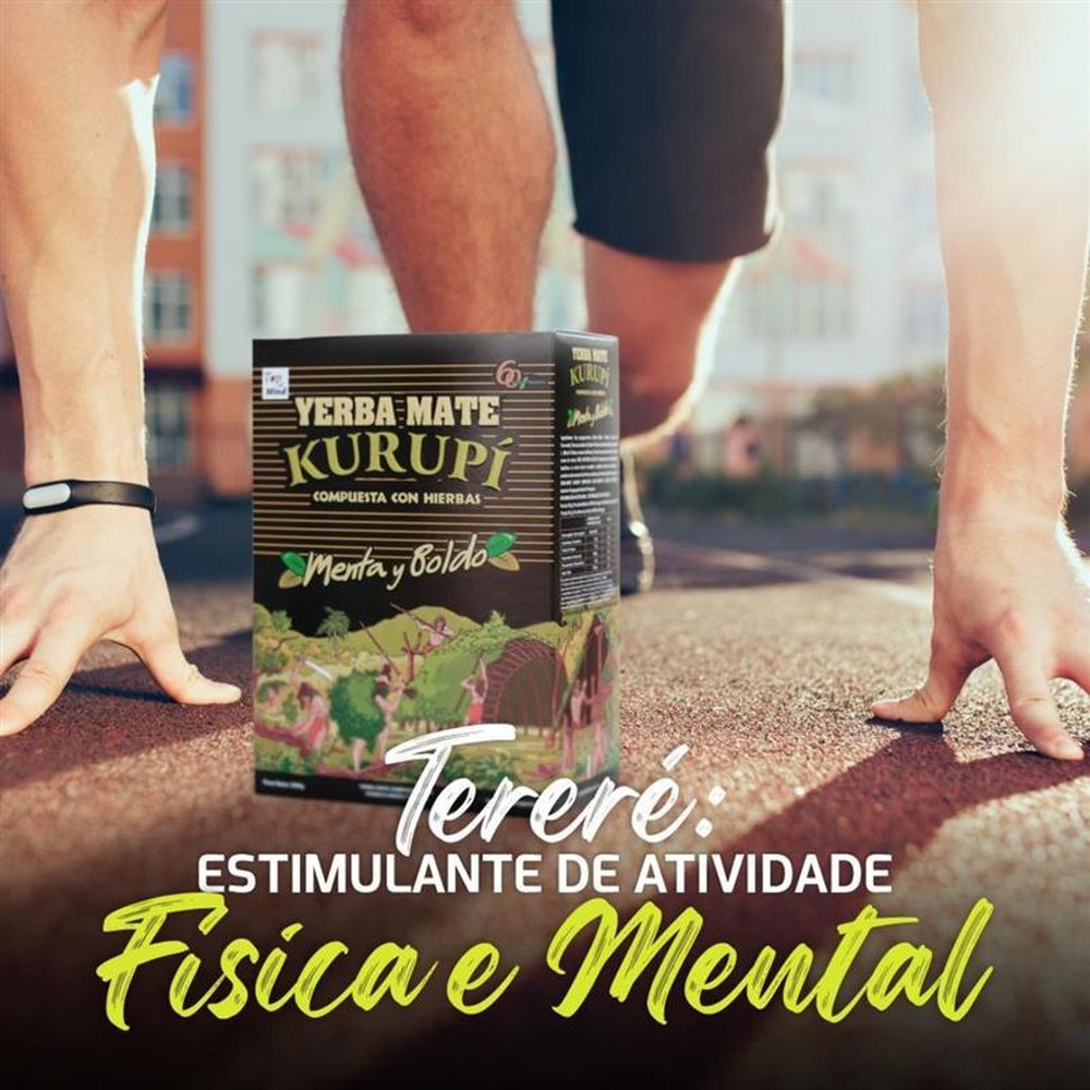 Erva mate Terere Kurupi Menta e Limão 500g