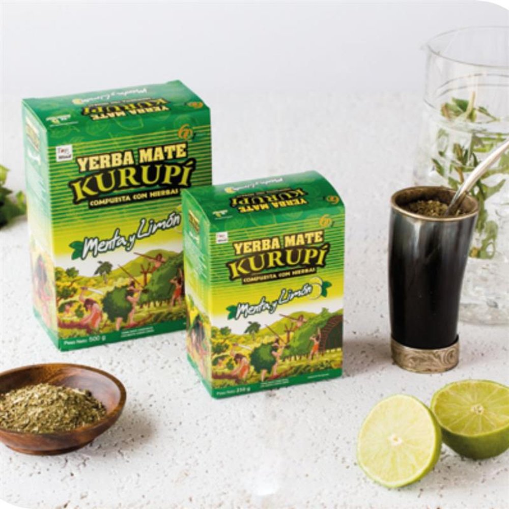 Erva mate Terere Kurupi Menta e Limão 500g