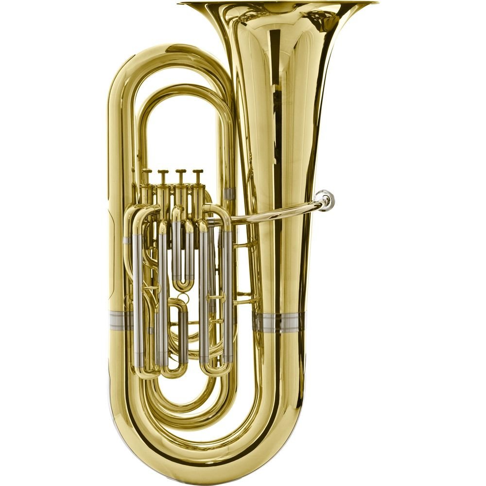 Tuba Bb 4/4 4 Pistos Hbb-534l Laqueada Harmonics