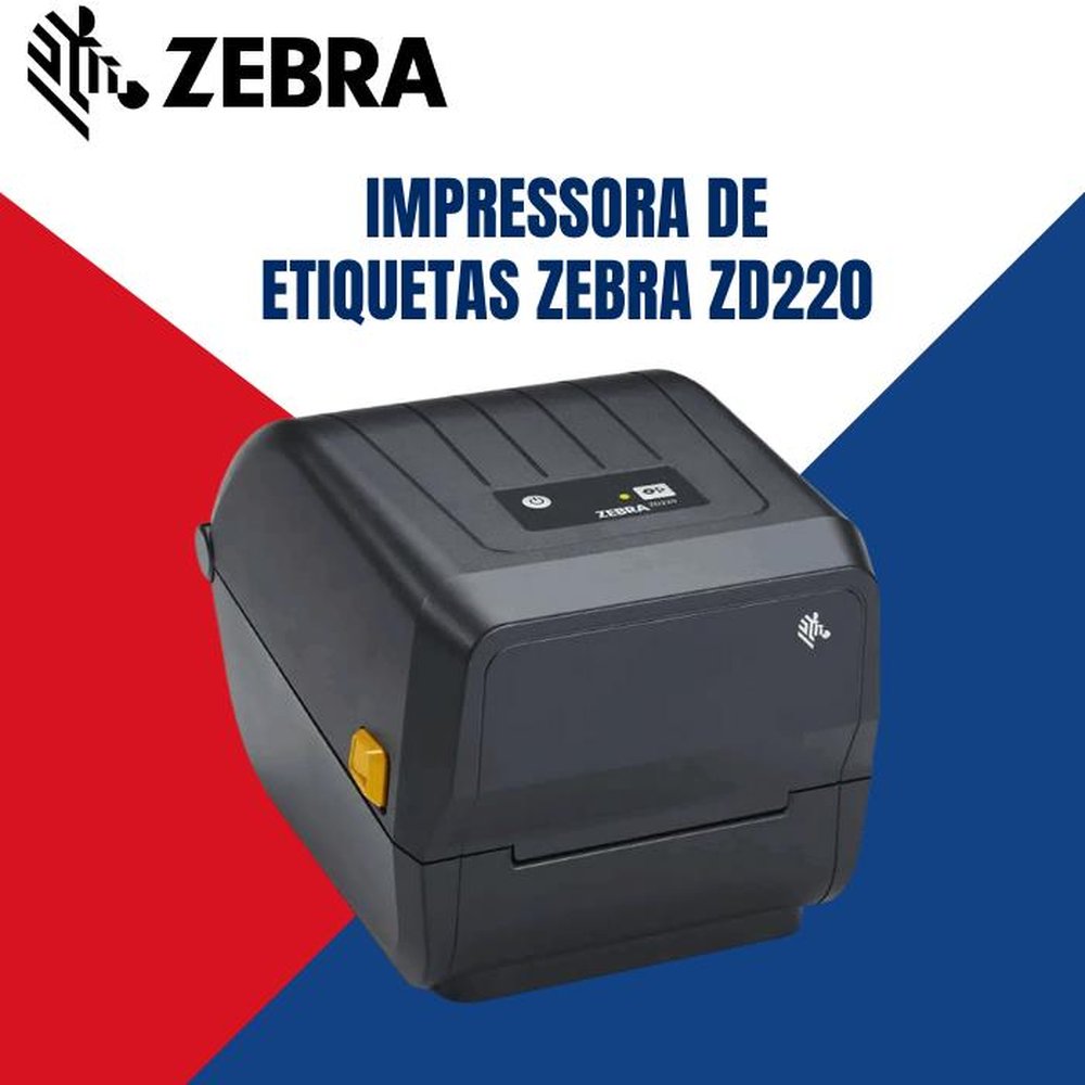 Impressora de Etiquetas Zebra Zd220 USB