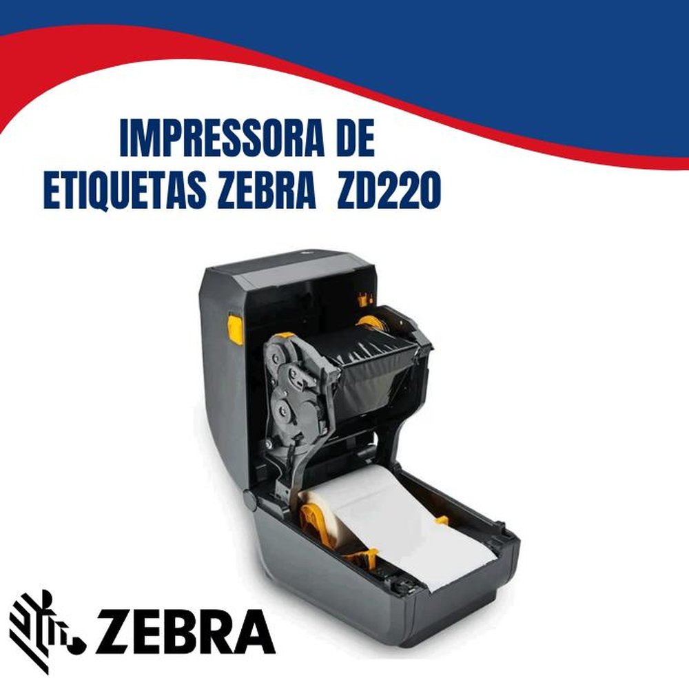 Impressora de Etiquetas Zebra Zd220 USB