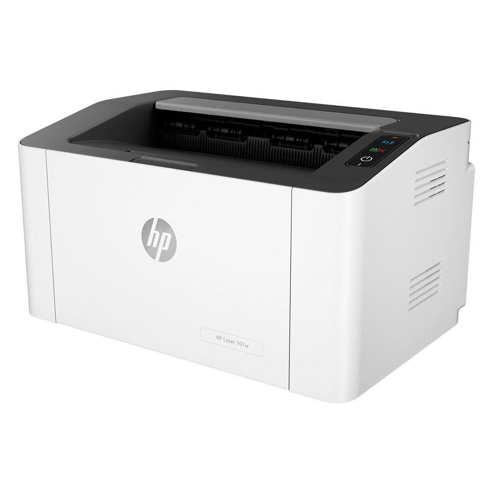 Impressora HP 4ZB78A 107W - Laser, Monocromática, Wi-Fi, USB 2.0, Branco, 220V