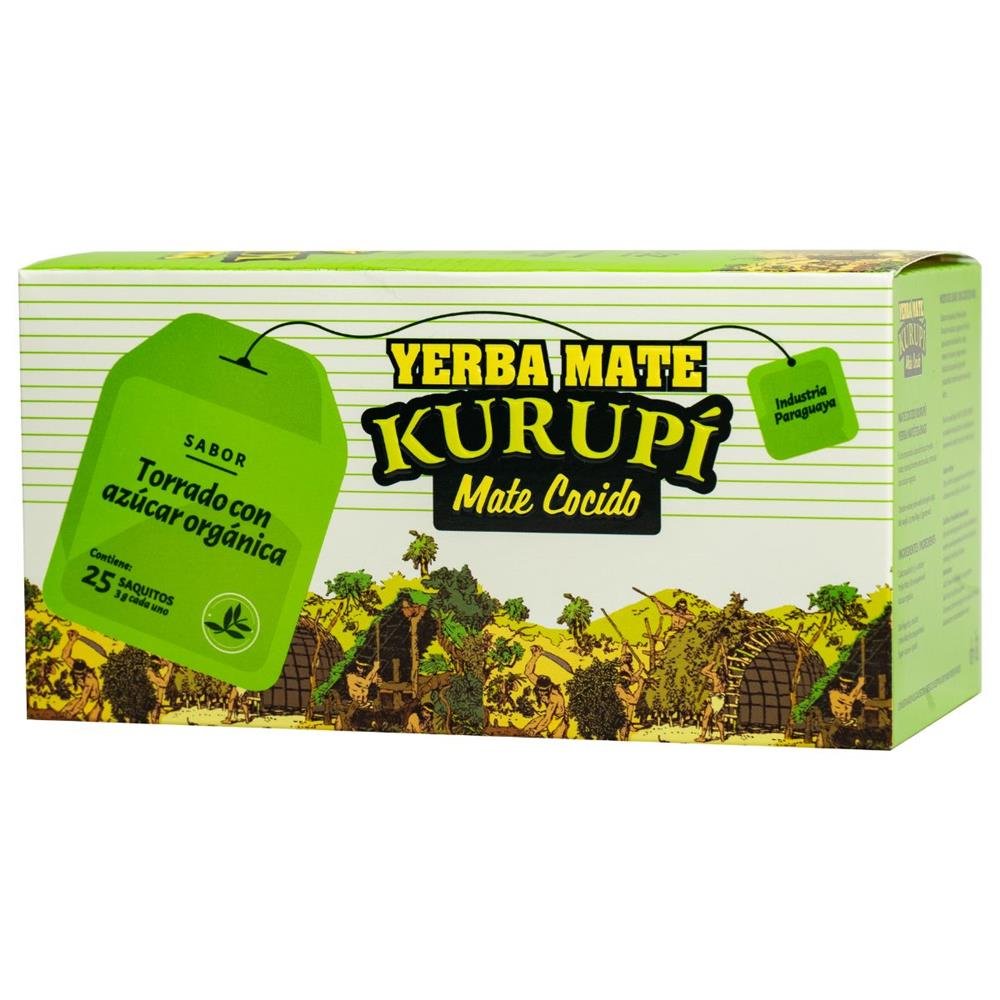 Chá Mate Tostado Kurupí Sache 25x75g