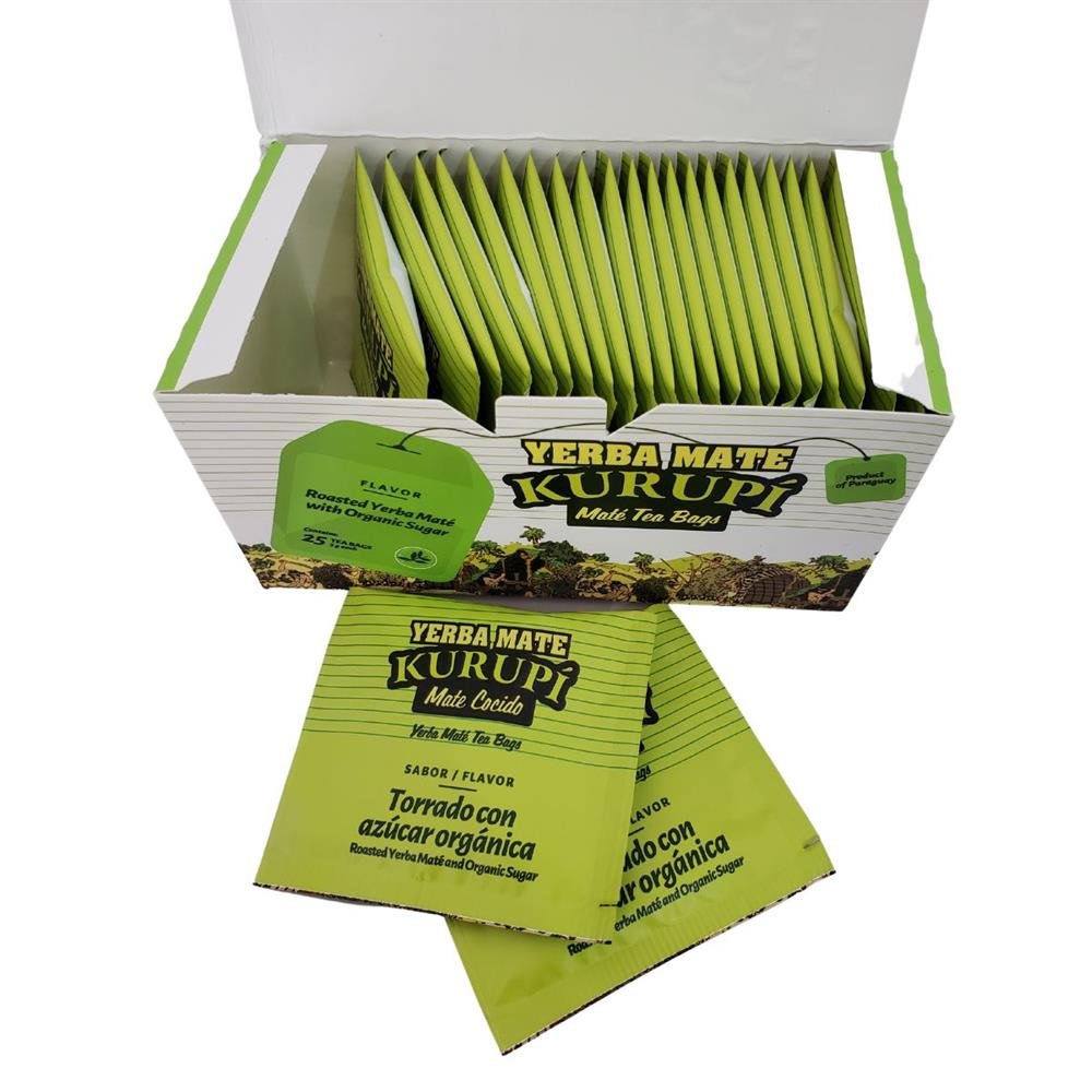 Chá Mate Tostado Kurupí Sache 25x75g