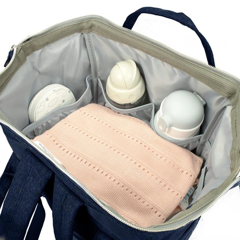 Kit Mochila Maternidade Unissex Pimpolho Com 3 Unidades.