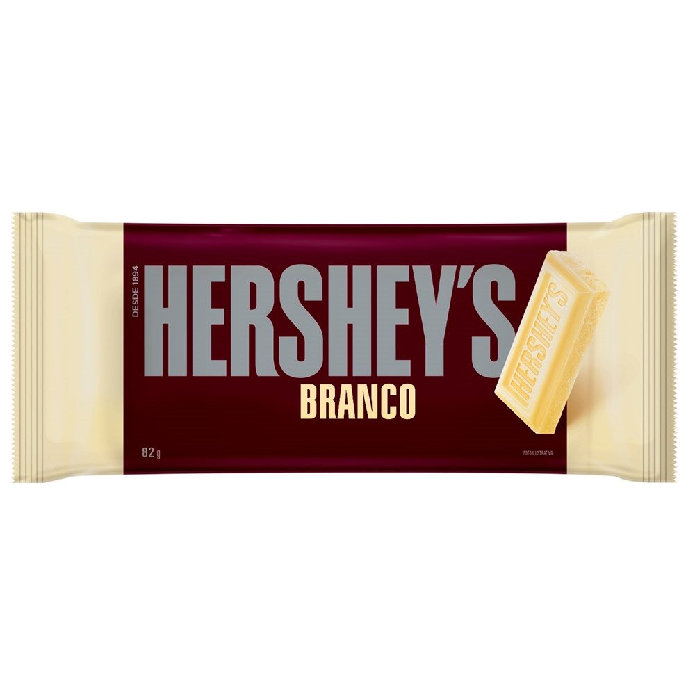 Chocolate Hershey's Branco 82g - 18 Unidades