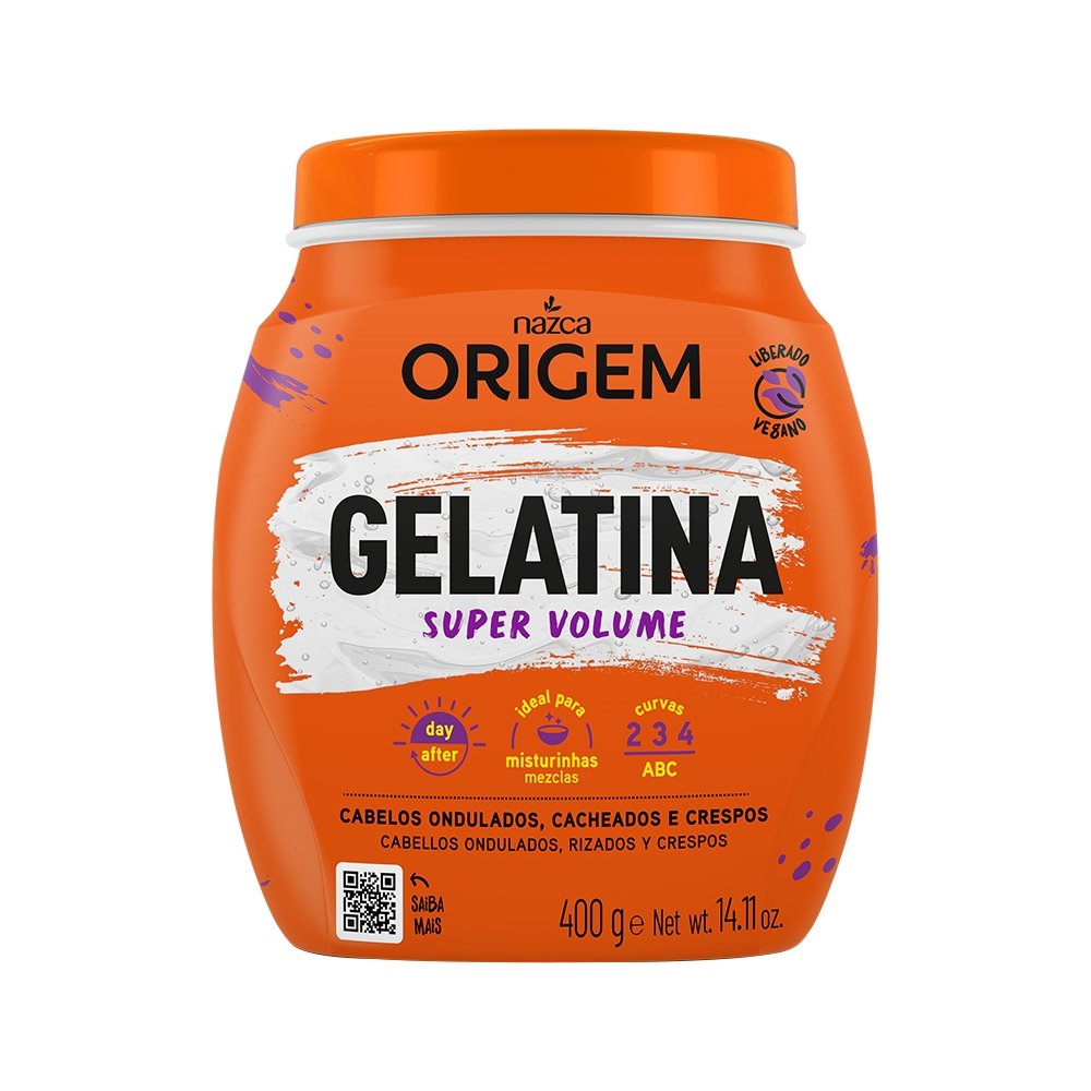 Gelatina Capilar Origem Super Volume 400g