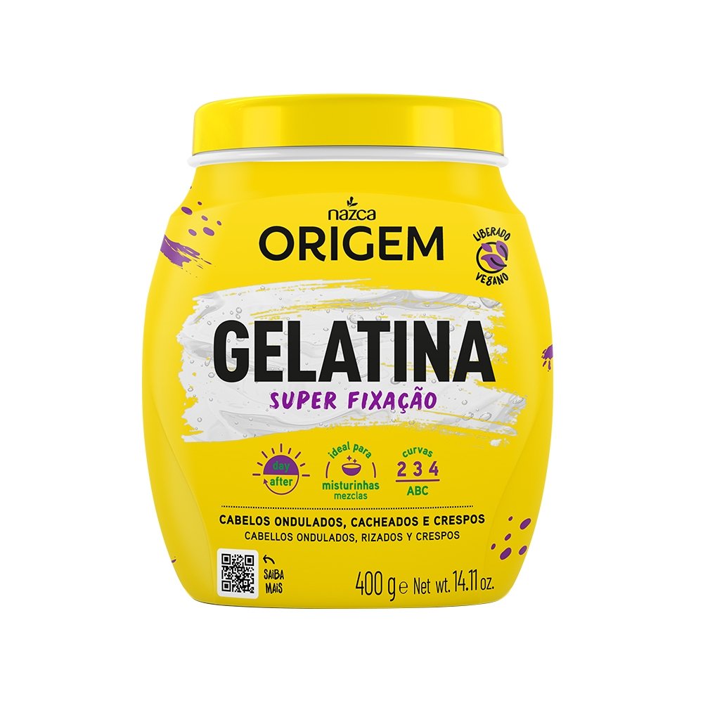 Gelatina Capilar Origem Super Fixação 400g