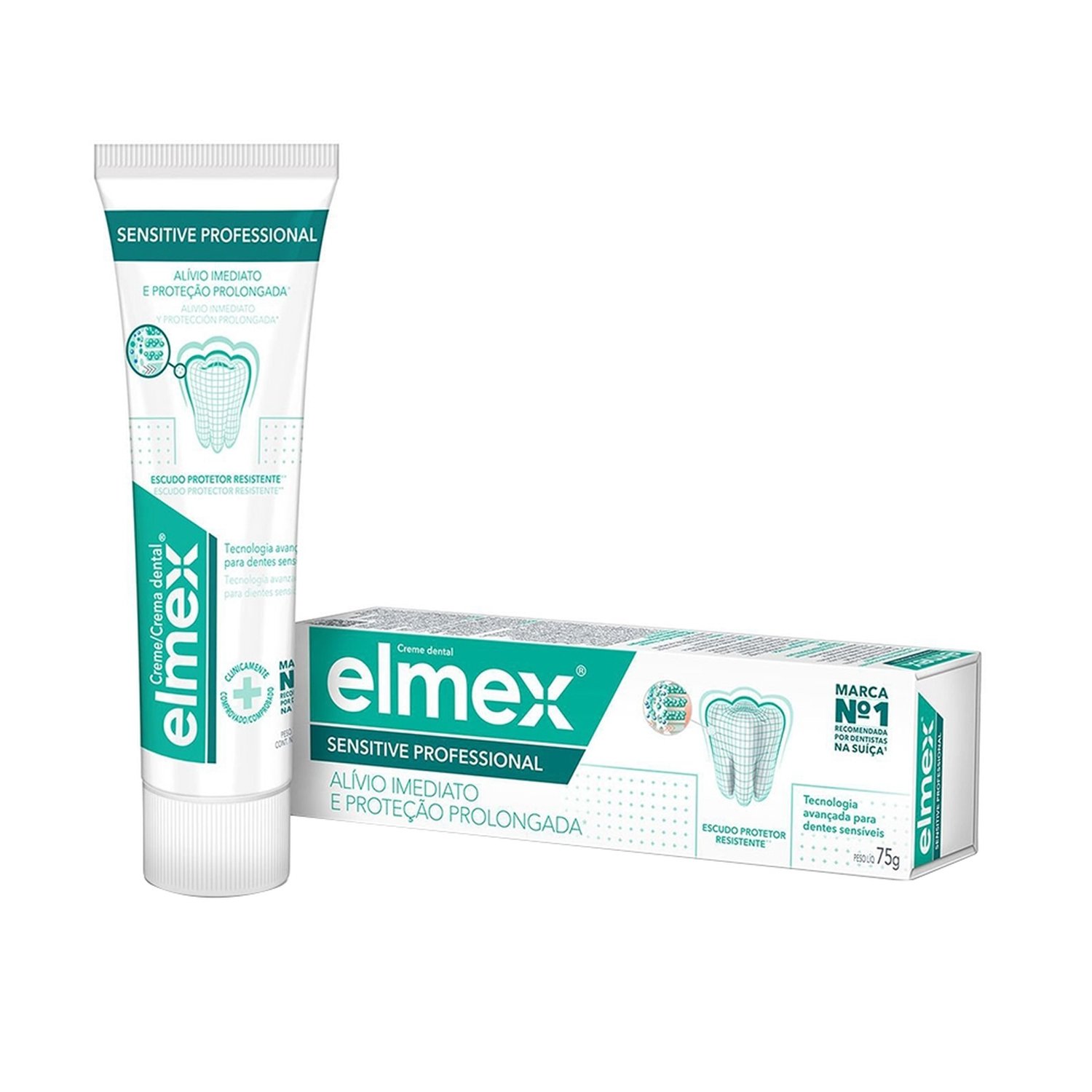 Creme Dental Elmex Sensitive Profissional 75g