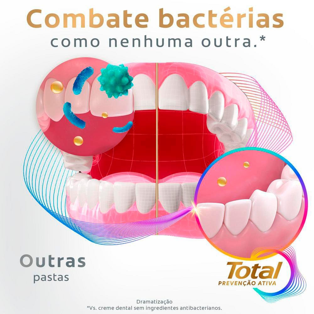 Creme Dental Colgate Total 12 Carvão Ativado 90g