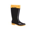Bota Pega Forte Cano Longo, sem Meia, com Gola, Azul/Amarelo - 39