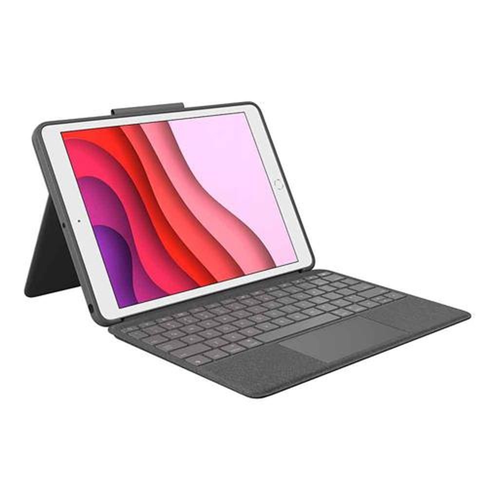 Capa Com Teclado Logitech Combo Touch Para Ipad 7ª, 8ª E 9ª Geracao - 920-009608