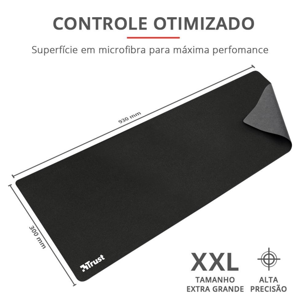 Mousepad Trust XXL Extra-Grande Preto