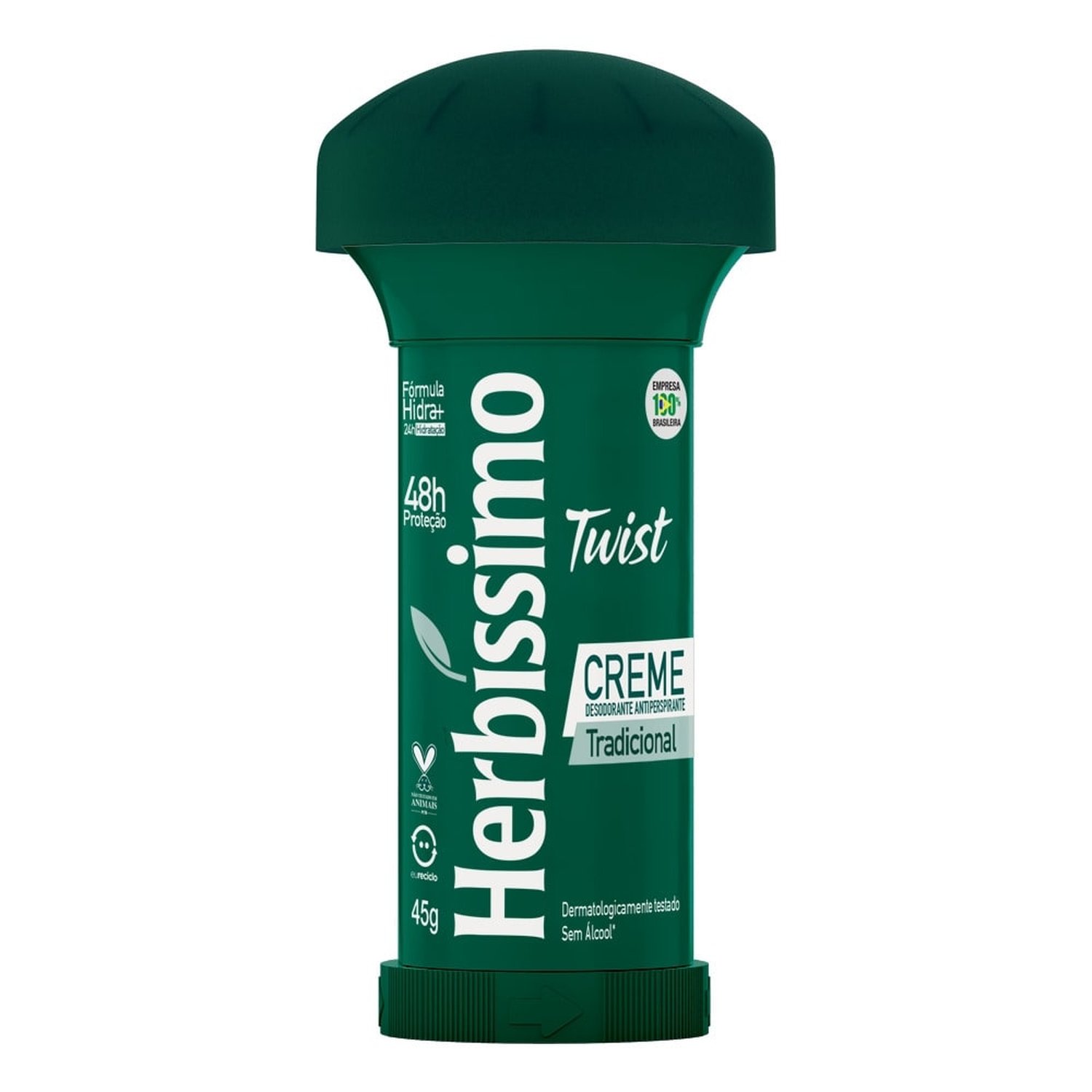 Desodorante Herbíssimo Creme Twist Tradicional 45g