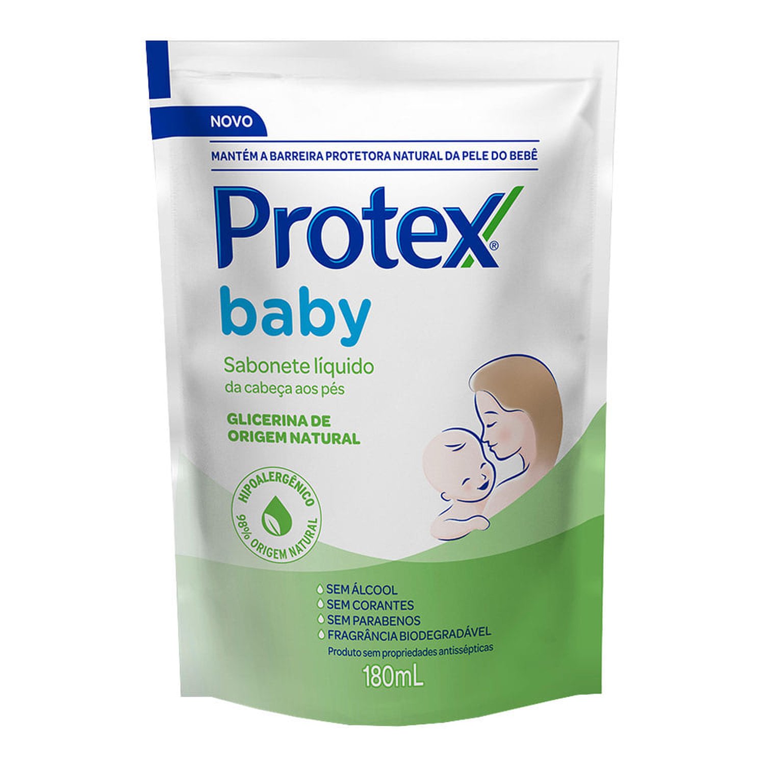 Sabonete Líquido Protex Baby 180Ml Com Glicerina Refil