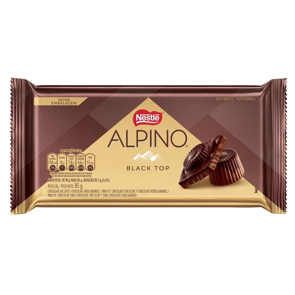 Chocolate Tablete Nestle Alpino Black Top 85Gr