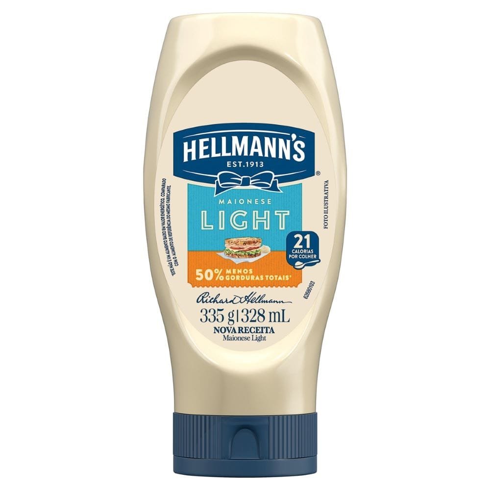 Maionese Hellmann's Light Squeeze 335g