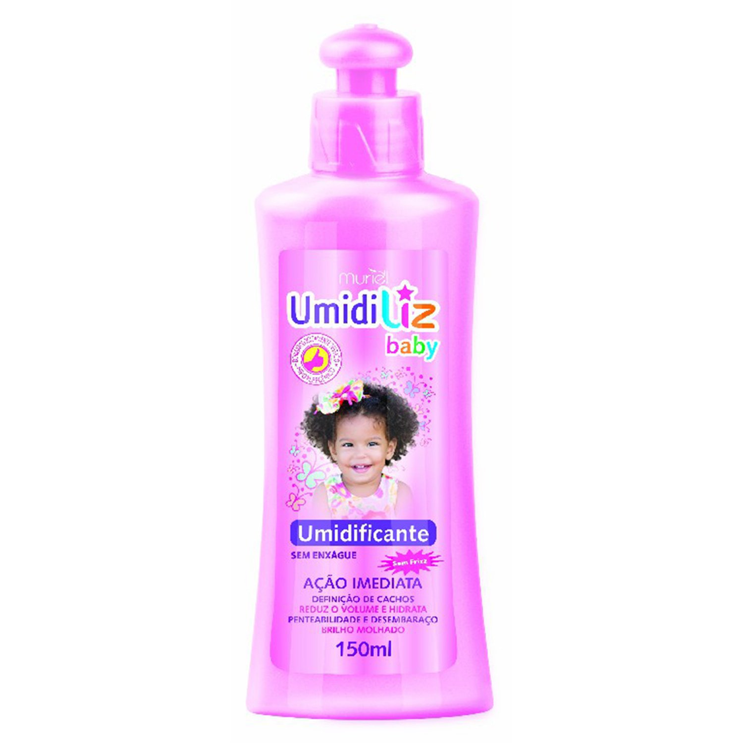 Umidificante Acao Imedieta Umidiliz Baby Rosa 150Ml Muriel