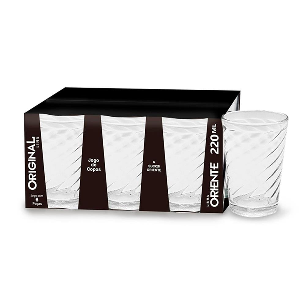 Conjunto Copo Twister 220 Ml Com 6 Sl0929