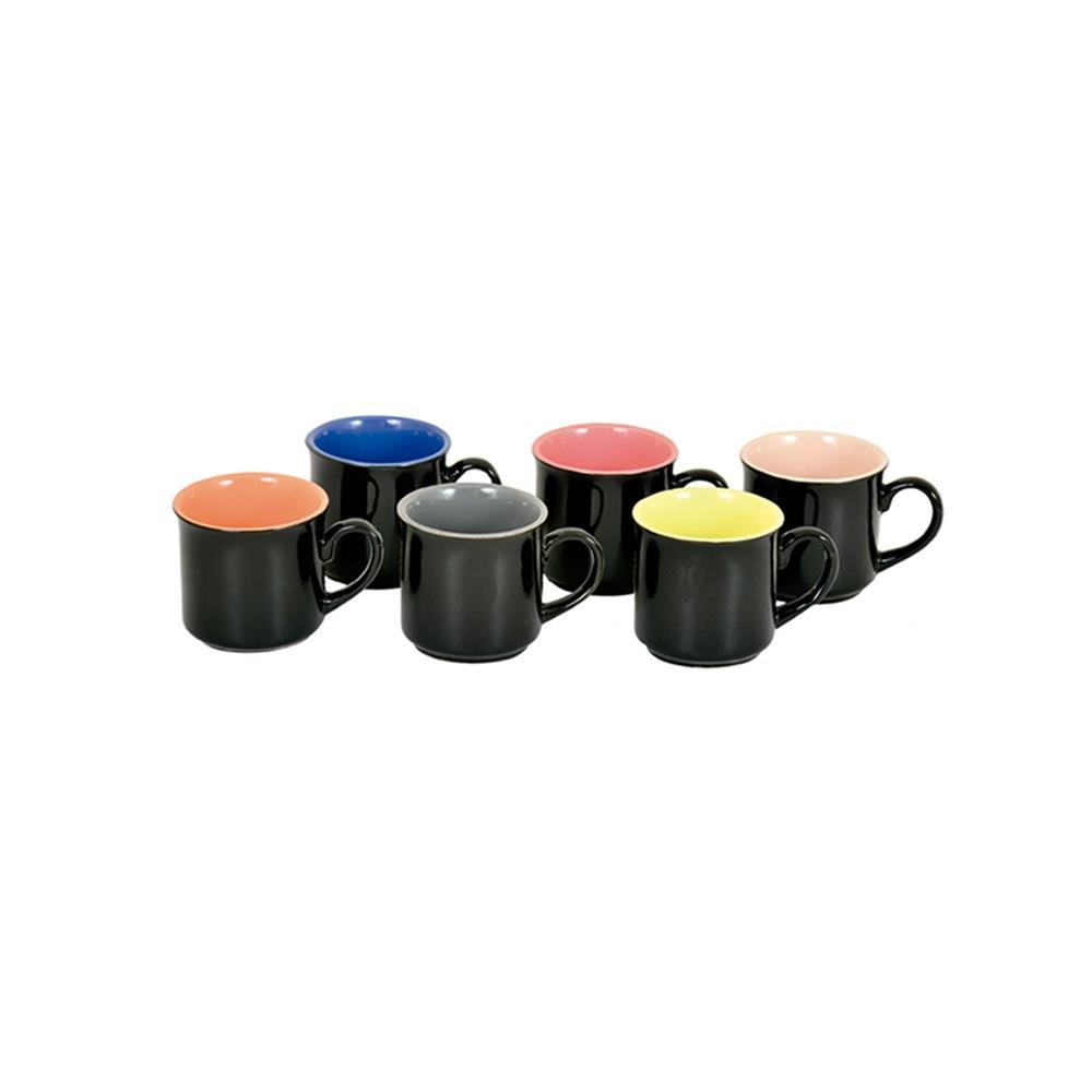 Caneca Ceramica 90Ml Mini Black Biocolor C6
