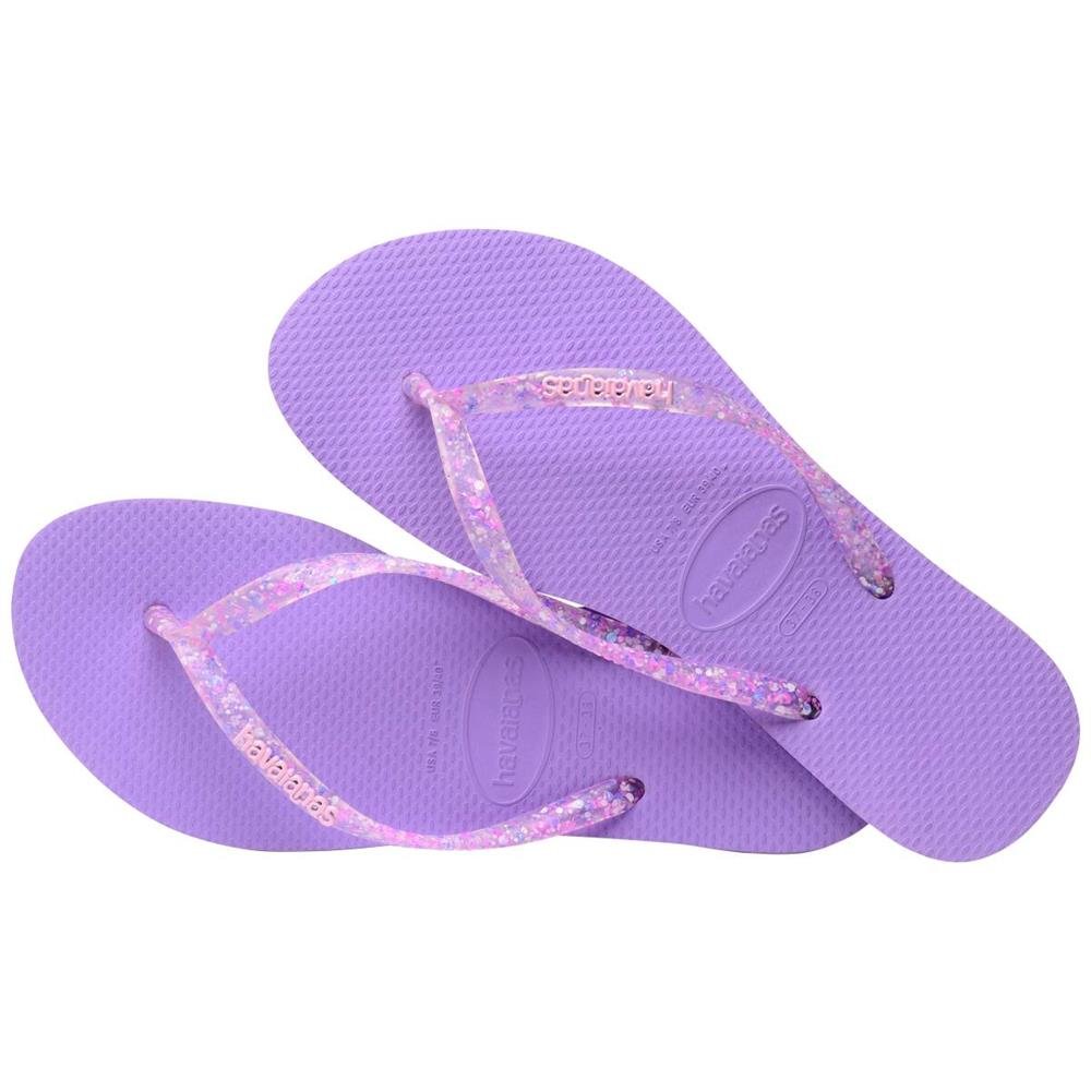 Havaianas Slim Logo Metallic Roxo Prisma 35/36
