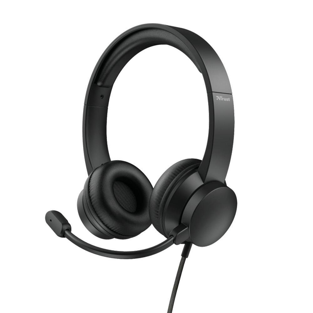 Headset Trust Rydo Preto USB
