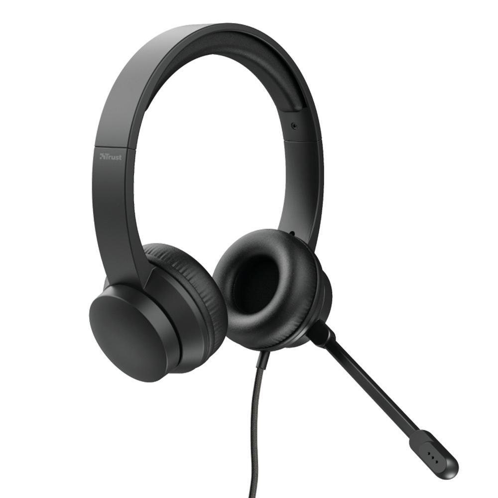 Headset Trust Rydo Preto USB