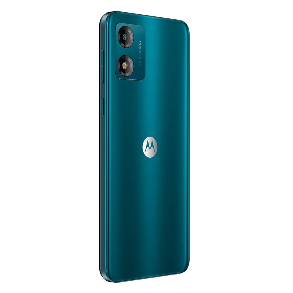 Smartphone Motorola Moto E13 Verde, Tela de 6.5", 4G+Wi-Fi, And. 13 Go, Câm. Tras. 13MP, Frontal de 5MP, 2GB RAM, 32GB
