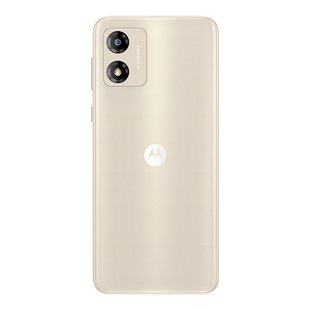 Smartphone Motorola Moto E13 Branco, Tela de 6.5", 4G+Wi-Fi, And. 13 Go, Câm. Tras. 13MP, Frontal de 5MP, 2GB RAM, 32GB