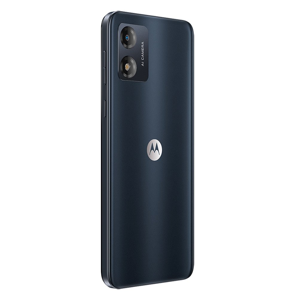 Smartphone Morotola Moto E13 Grafite, Tela de 6.5" - And. 13 e Câm. Tras. 13MP,  4GB RAM, 64GB