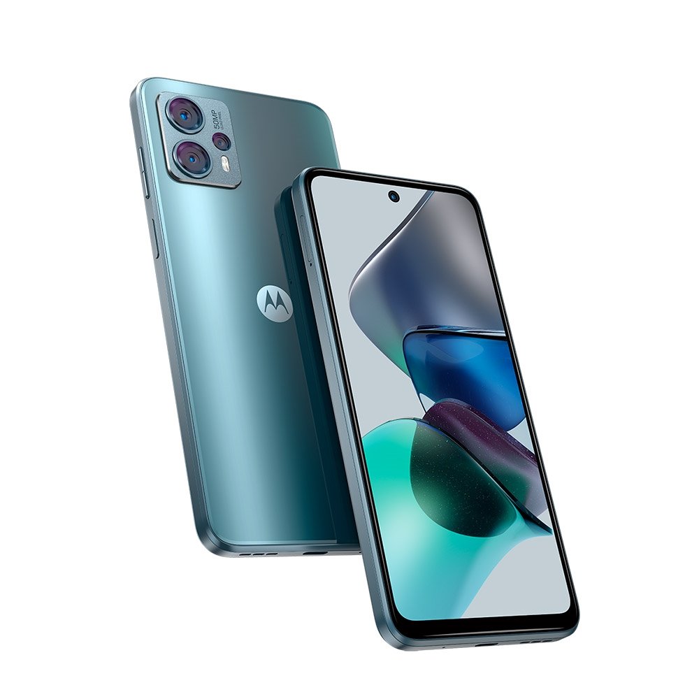 Smartphone Motorola Moto G23 Azul, Tela de 6.5" | 4G+Wi-Fi, And. 13, Câm. Tras. 50+5+2MP e Frontal de 16MP, 4GB RAM, 128GB