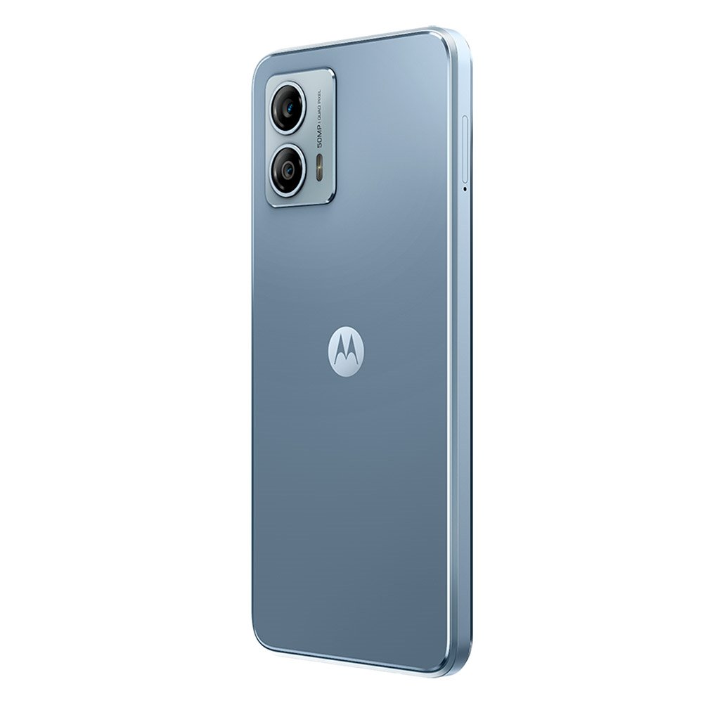 Smartphone Motorola Moto G53 Prata, Tela de 6.5" | 5G+Wi-Fi+NFC, And. 13, Câm. Tras. 50+2MP, e Frontal de 8MP, 4GB RAM, 128GB