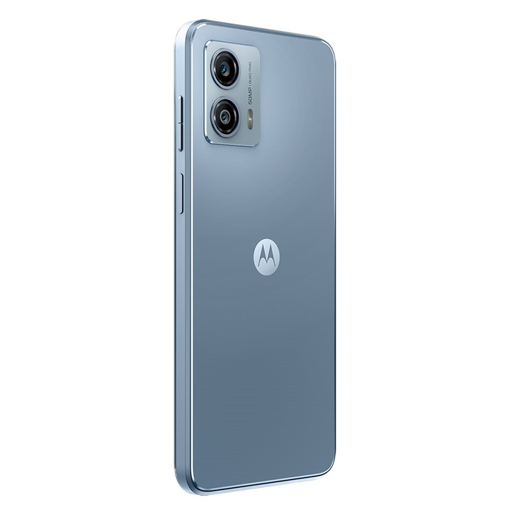 Smartphone Motorola Moto G53 Prata, Tela de 6.5" | 5G+Wi-Fi+NFC, And. 13, Câm. Tras. 50+2MP, e Frontal de 8MP, 4GB RAM, 128GB