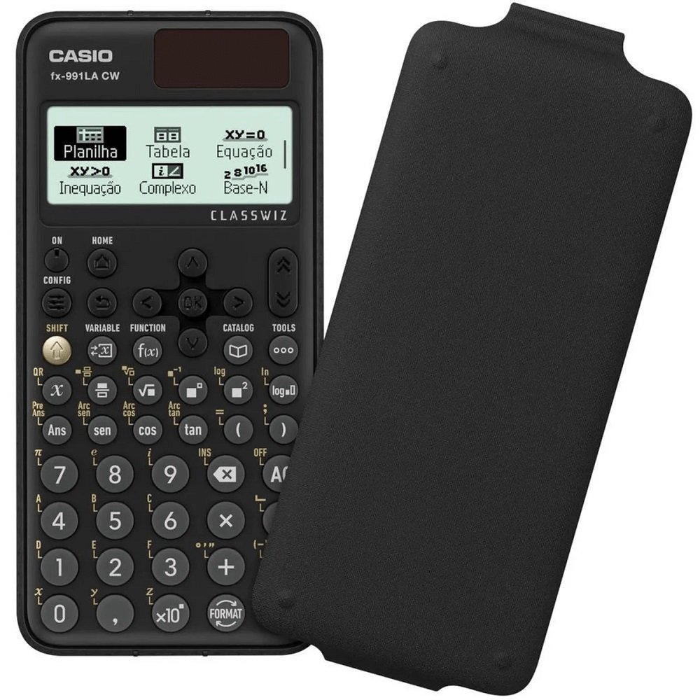 Calculadora Científica Casio, 550 Funções, 13 Aplicativos, Preta